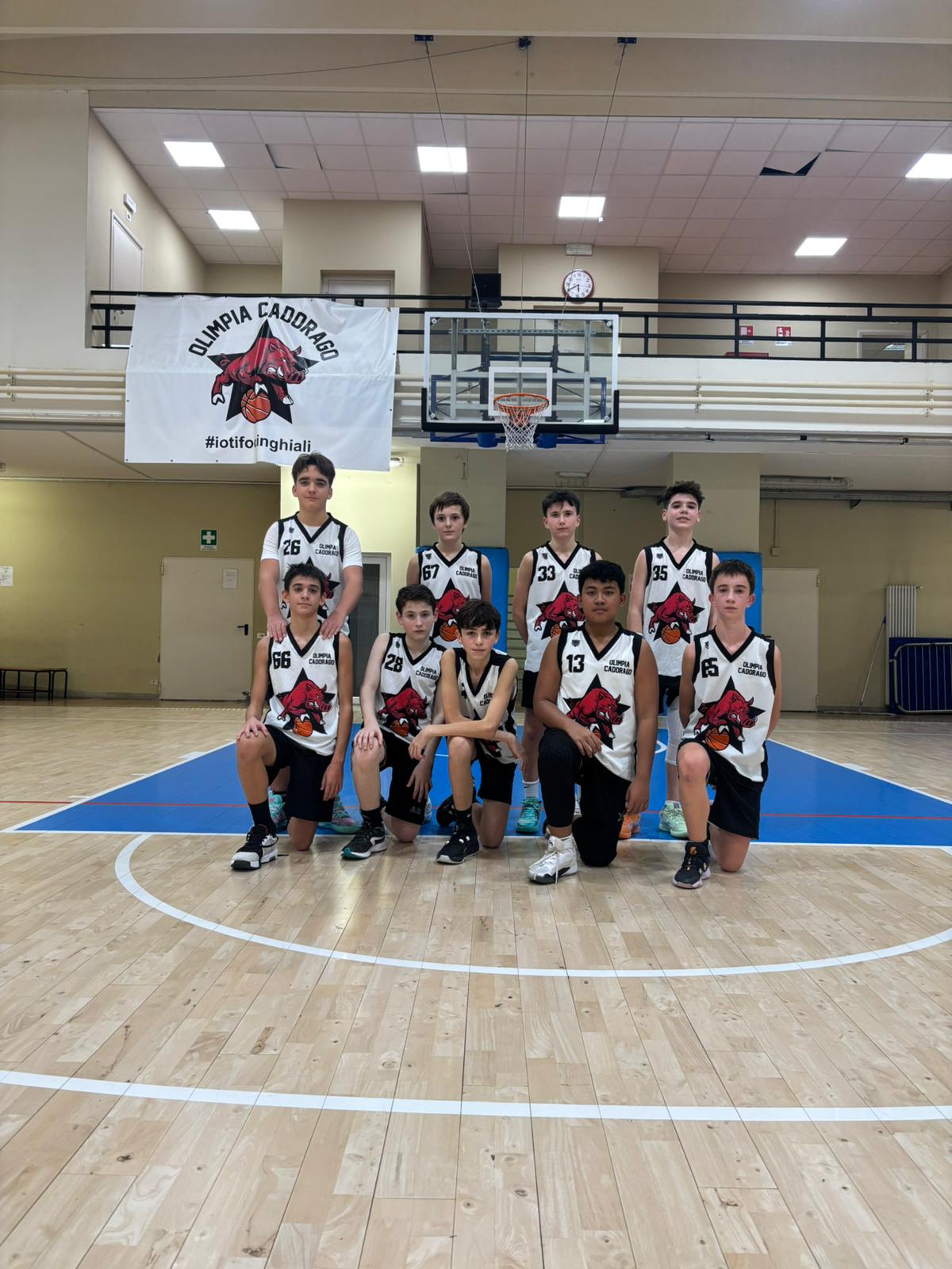 U14/M UISP. Olimpia Cadorago – Pio XI 62-75